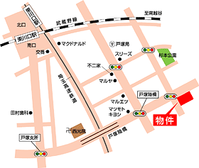 東川口駅周辺地図