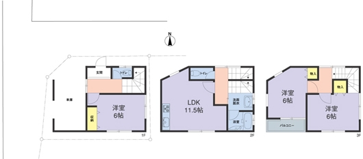 北区間取り